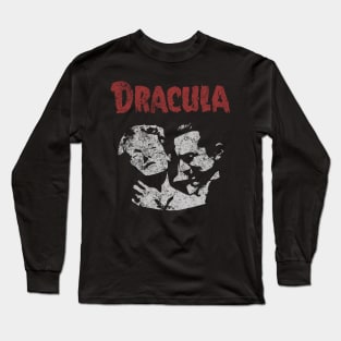 Bela Lugosi thirsty for blood in the film Dracula of 1931 Long Sleeve T-Shirt